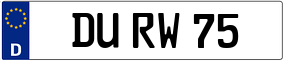 Truck License Plate